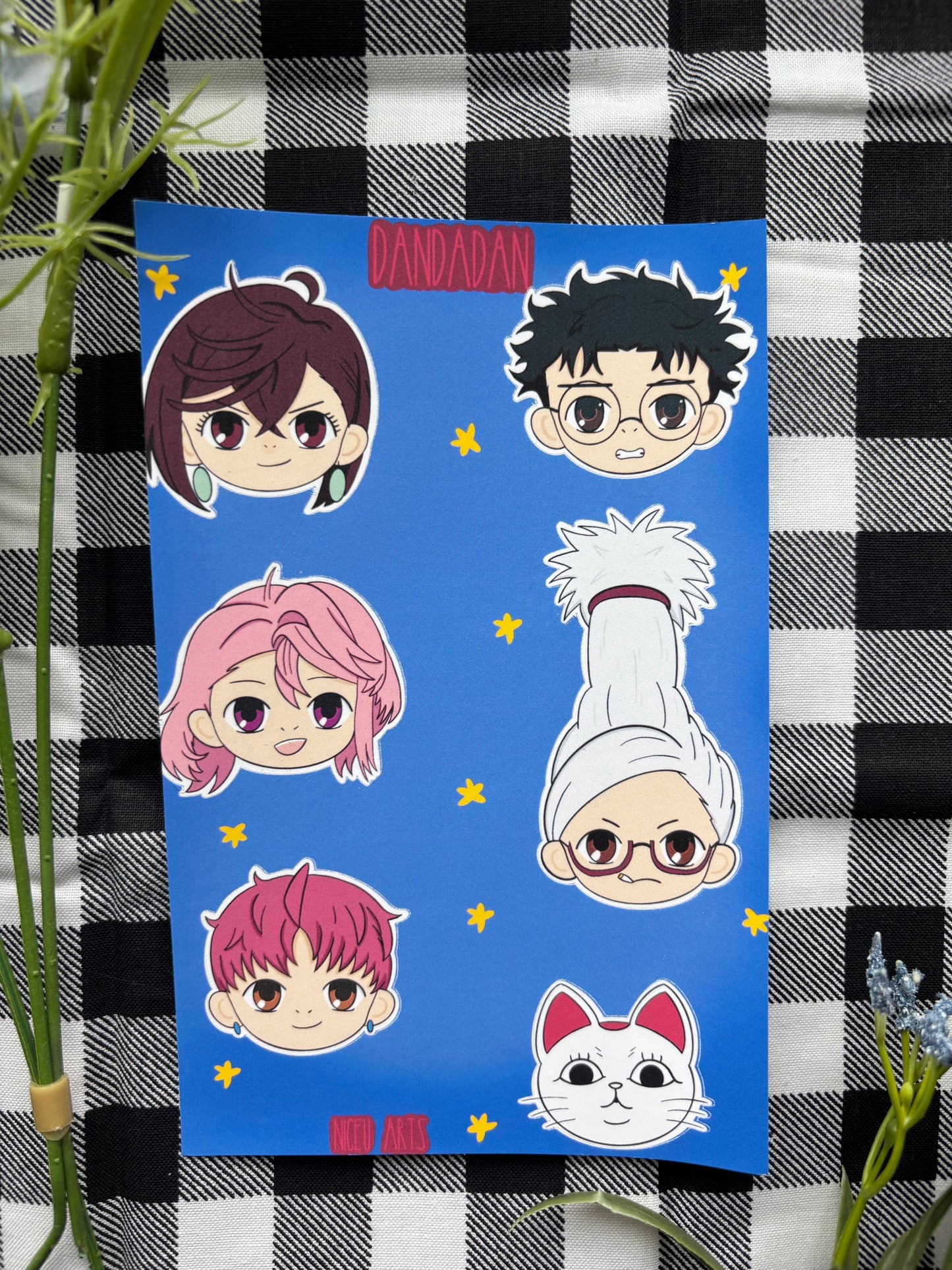 Dandadan Sticker sheet