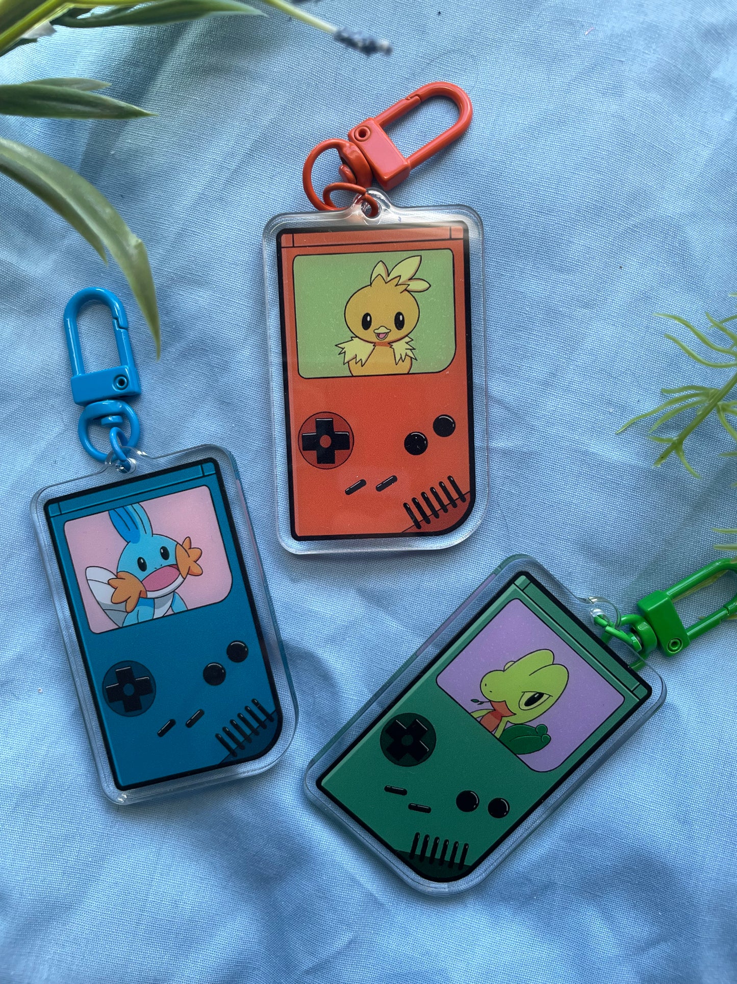 Gen 3 gameboy keychains