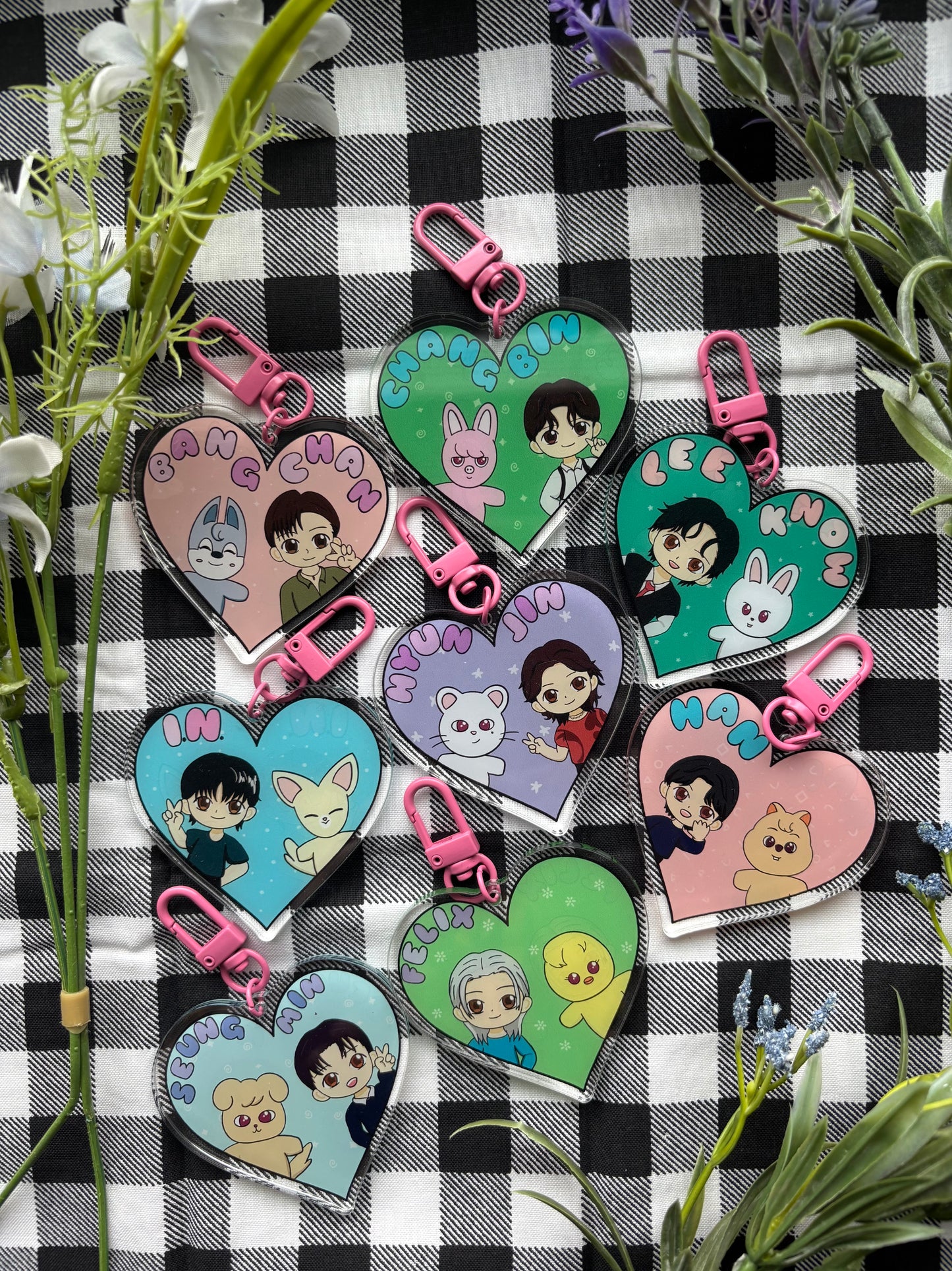 Stray kids Acrylic keychains
