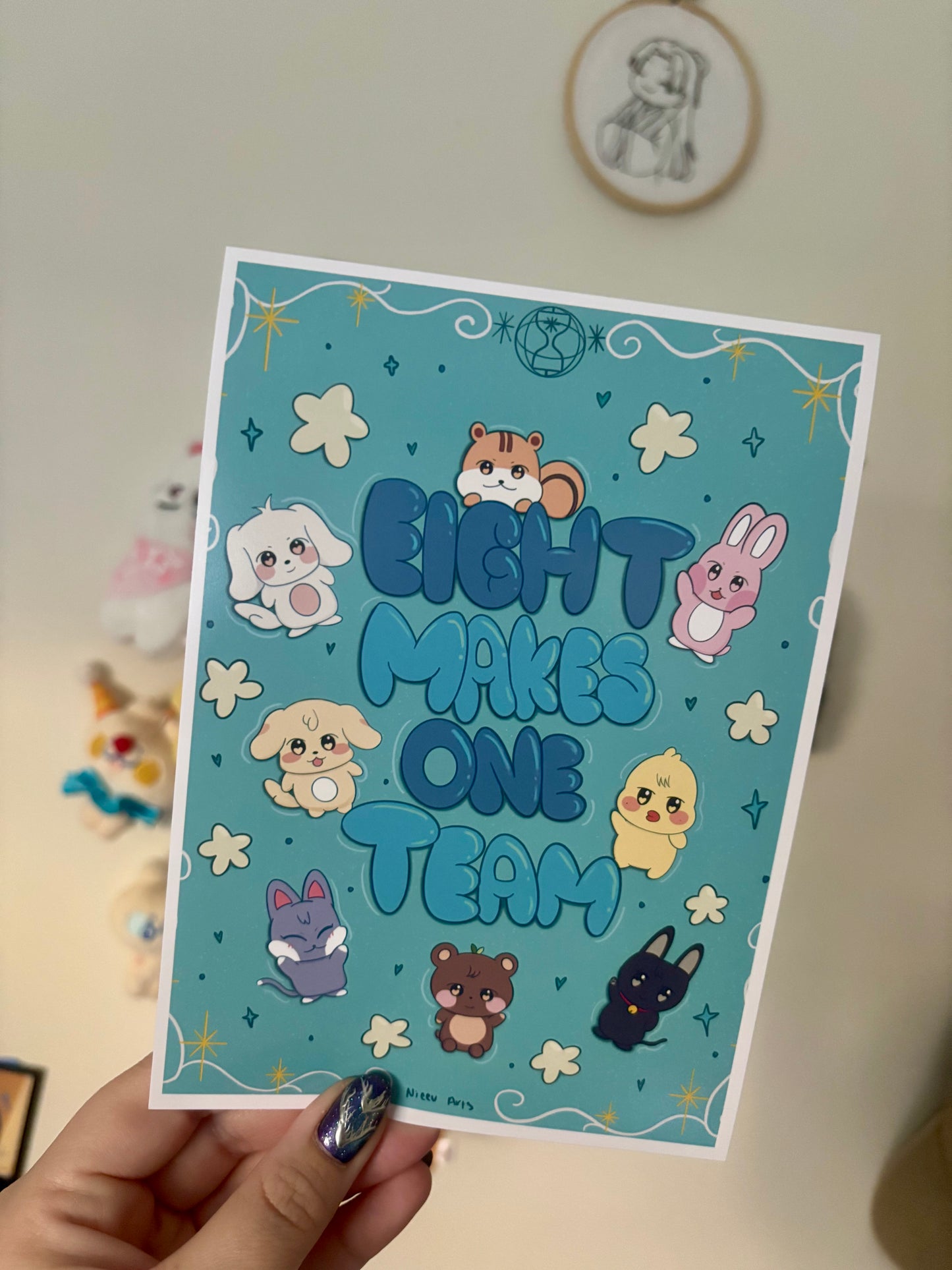 Eight Makes Art Print