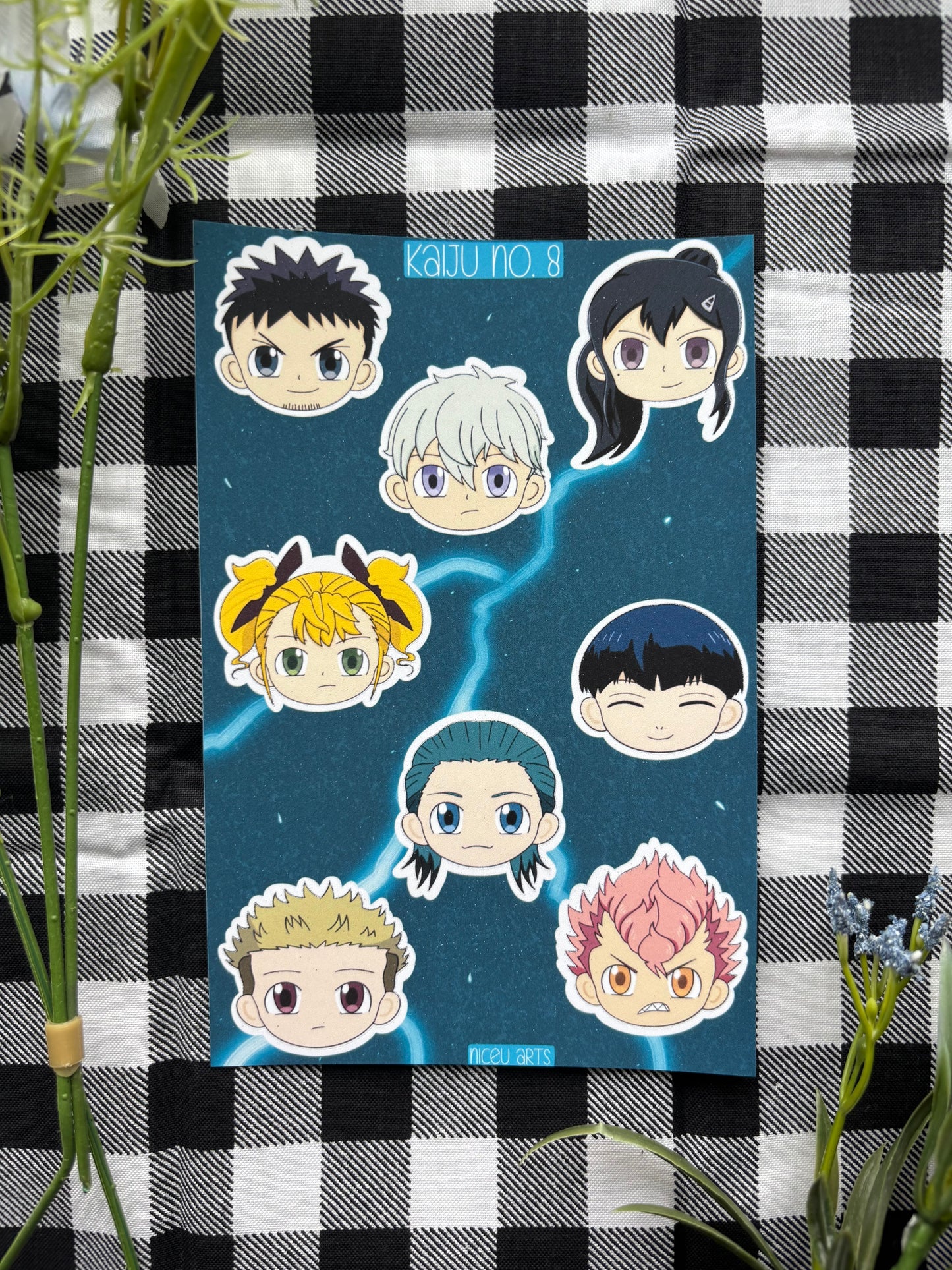 Kaiju no. 8 Sticker Sheet