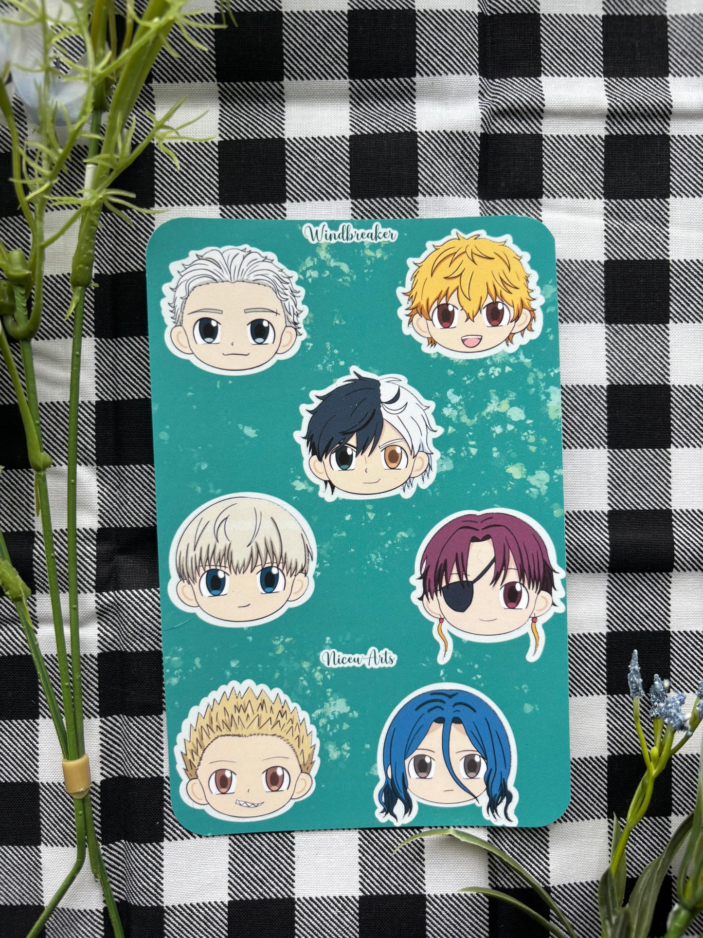 Windbreaker Sticker sheet