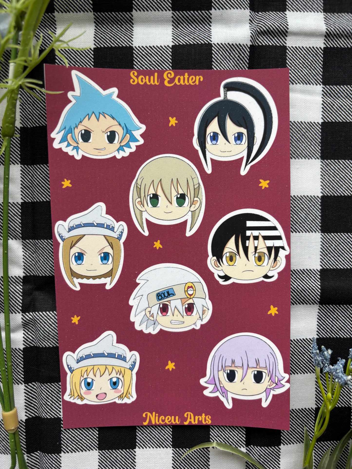 Soul Eater Sticker Sheet