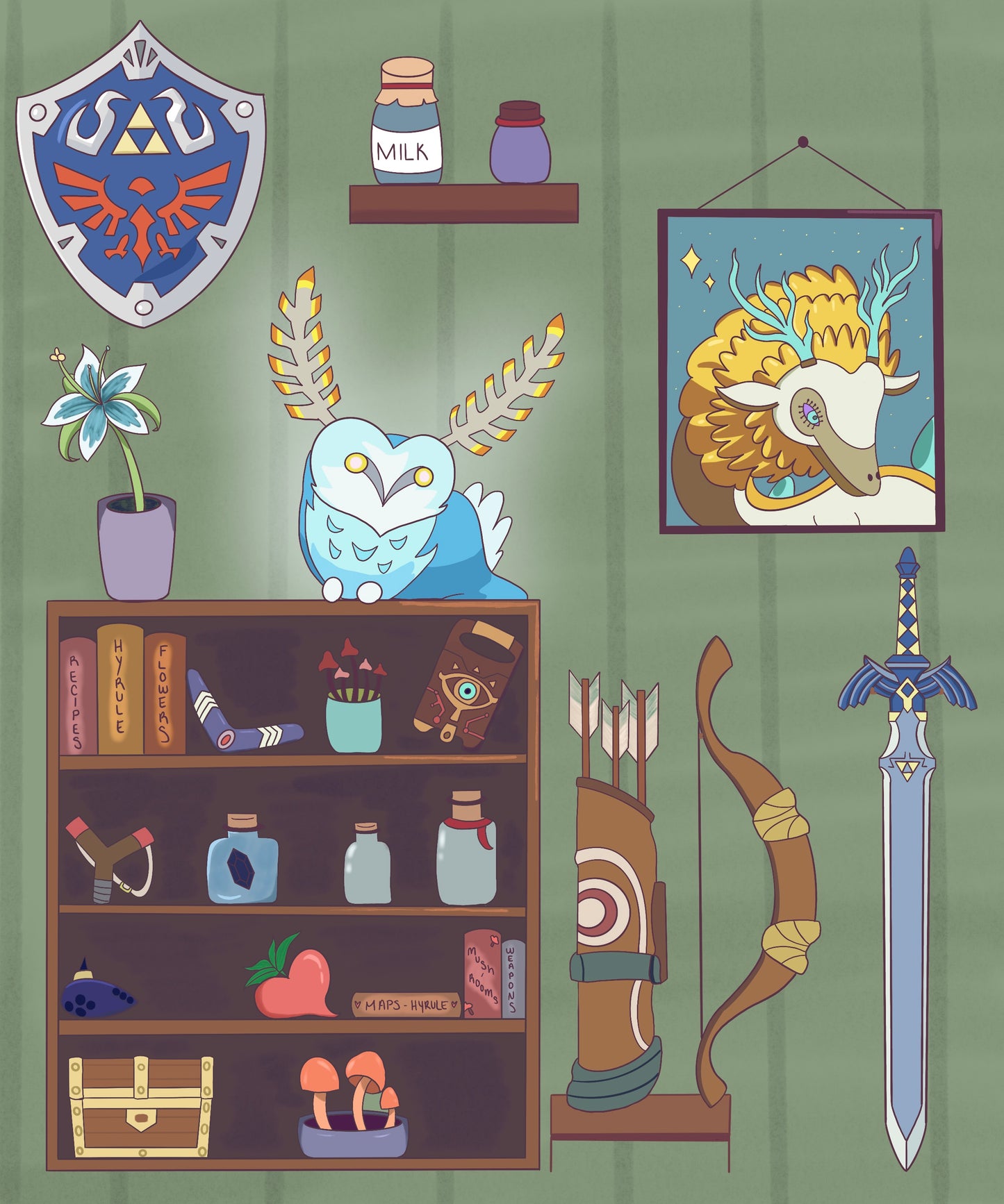 Video game bookshelf