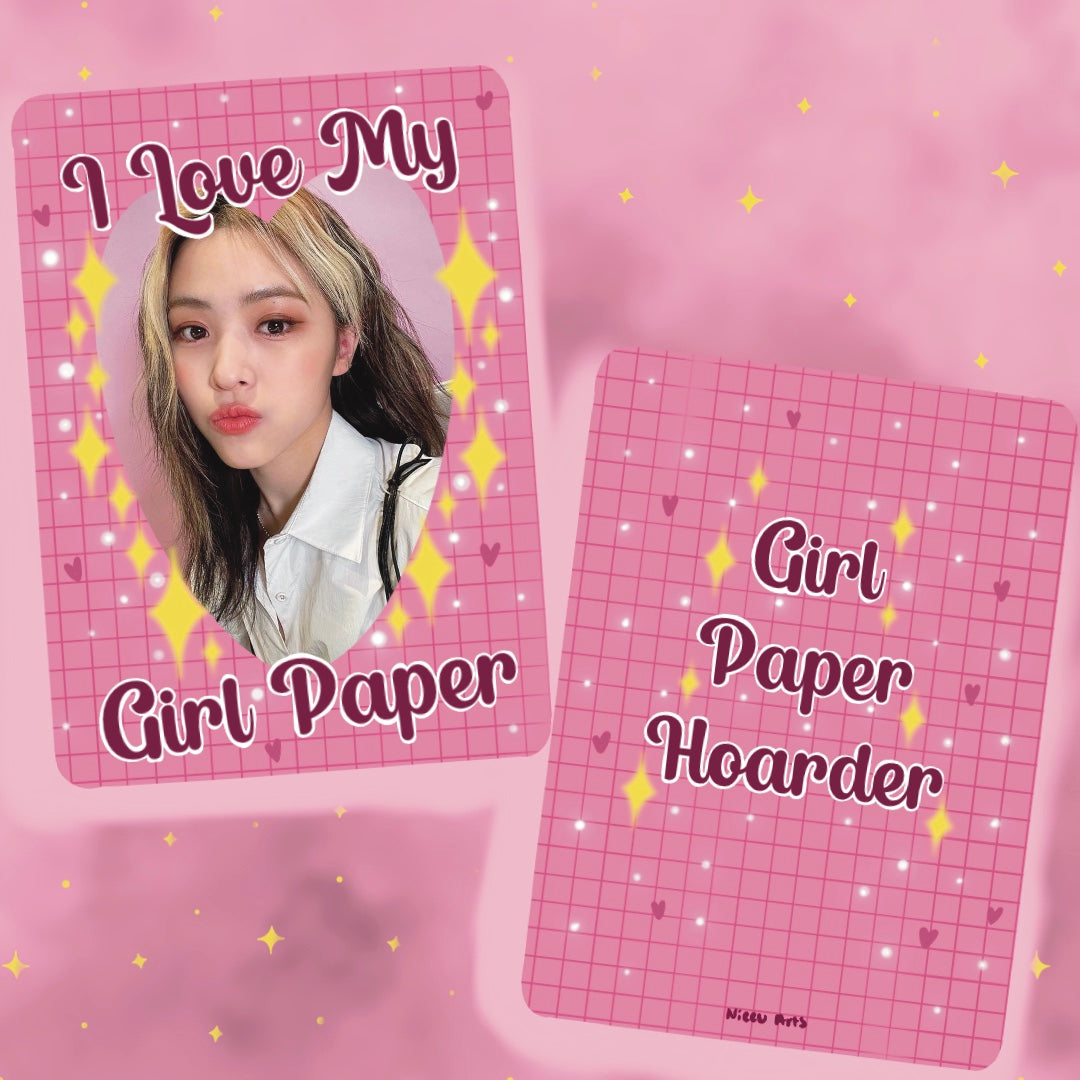 Girl Paper Pc Holder