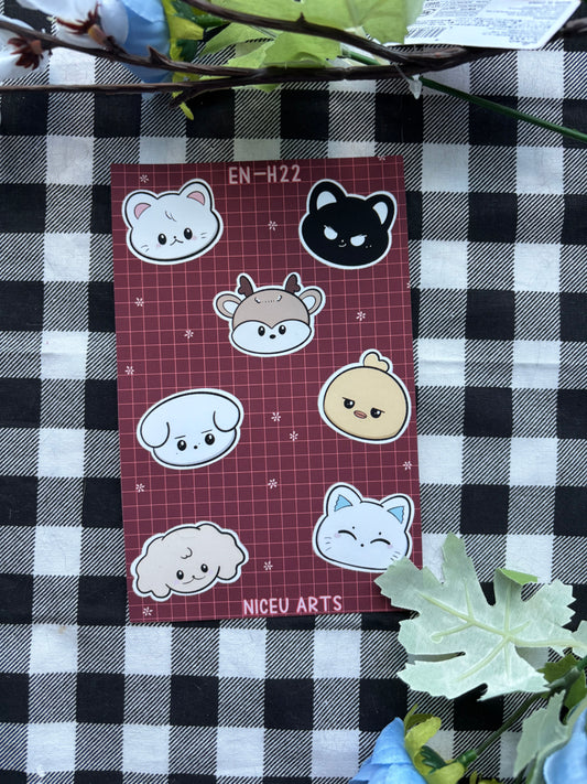 Enhypen sticker sheet