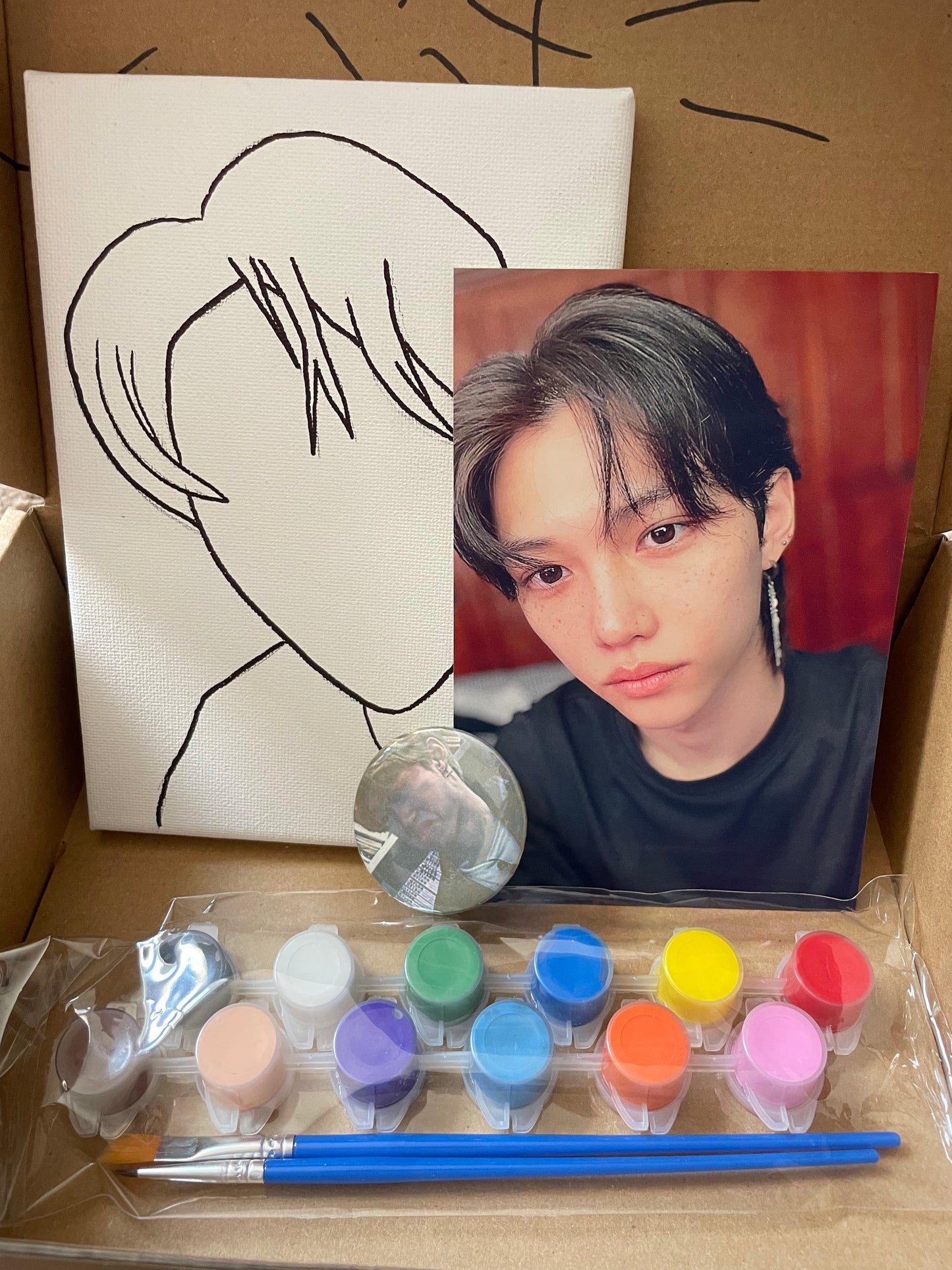 K-pop DIY Canvas Paint Kits