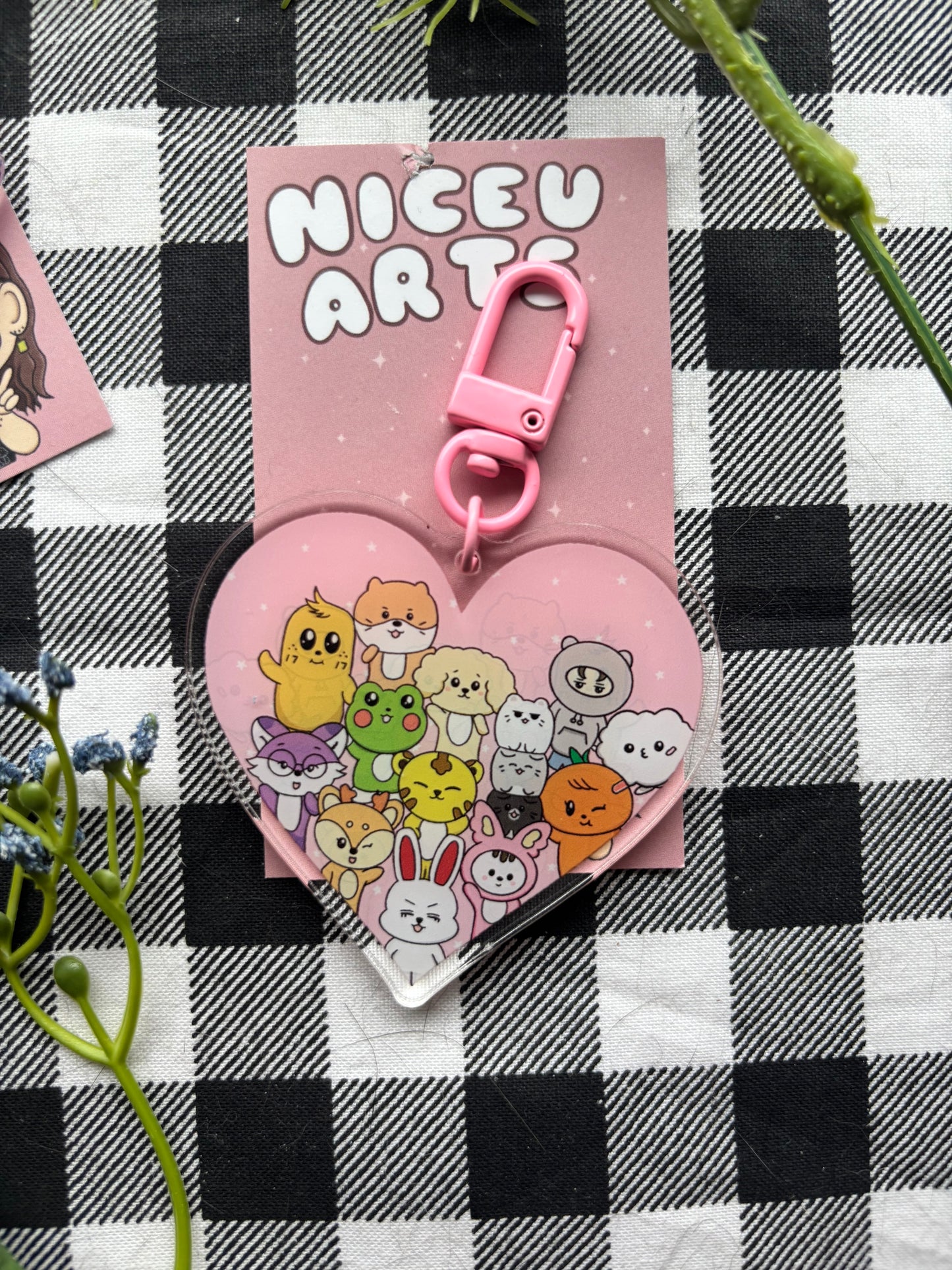 S V T acrylic Keychain