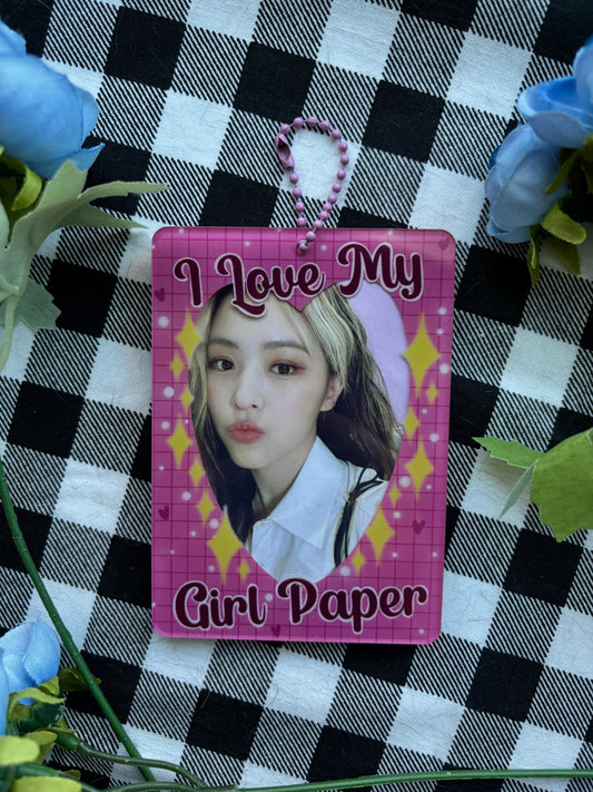 Girl Paper Pc Holder