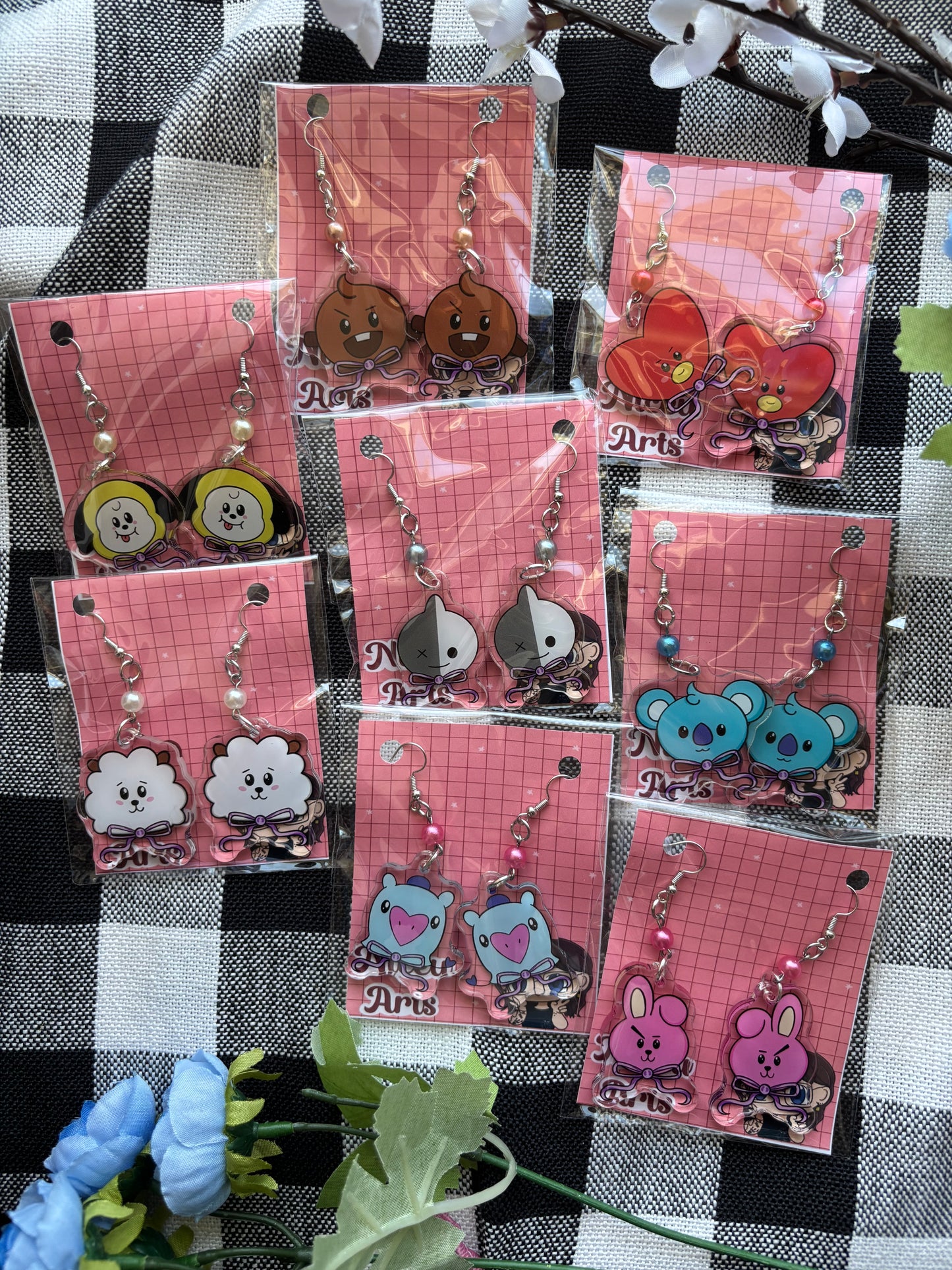 Bt21 Earrings