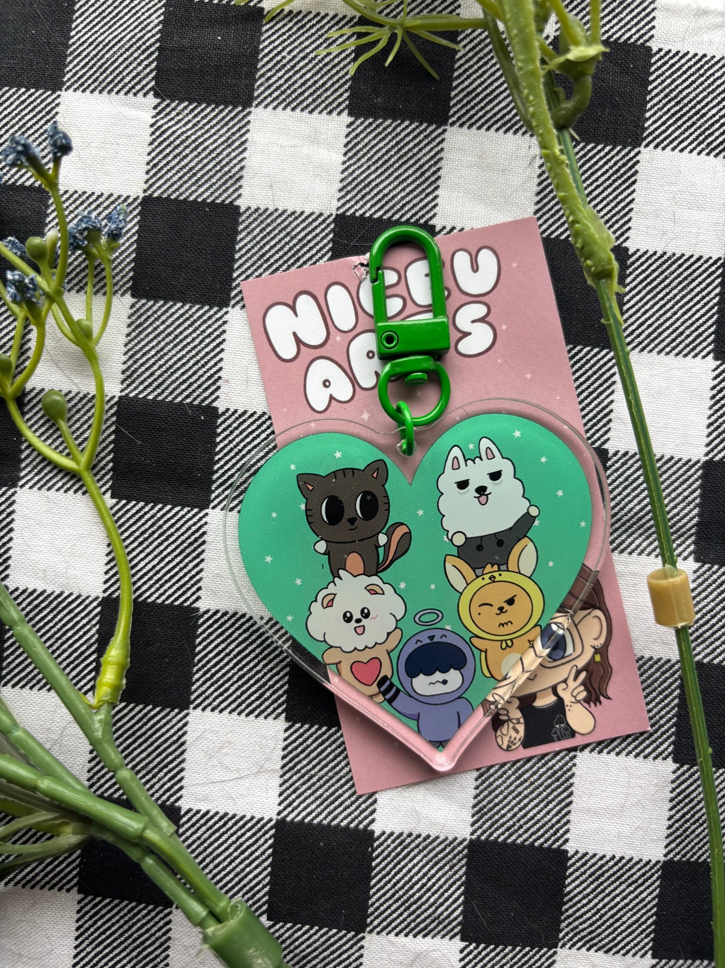 Moa Acrylic Keychain