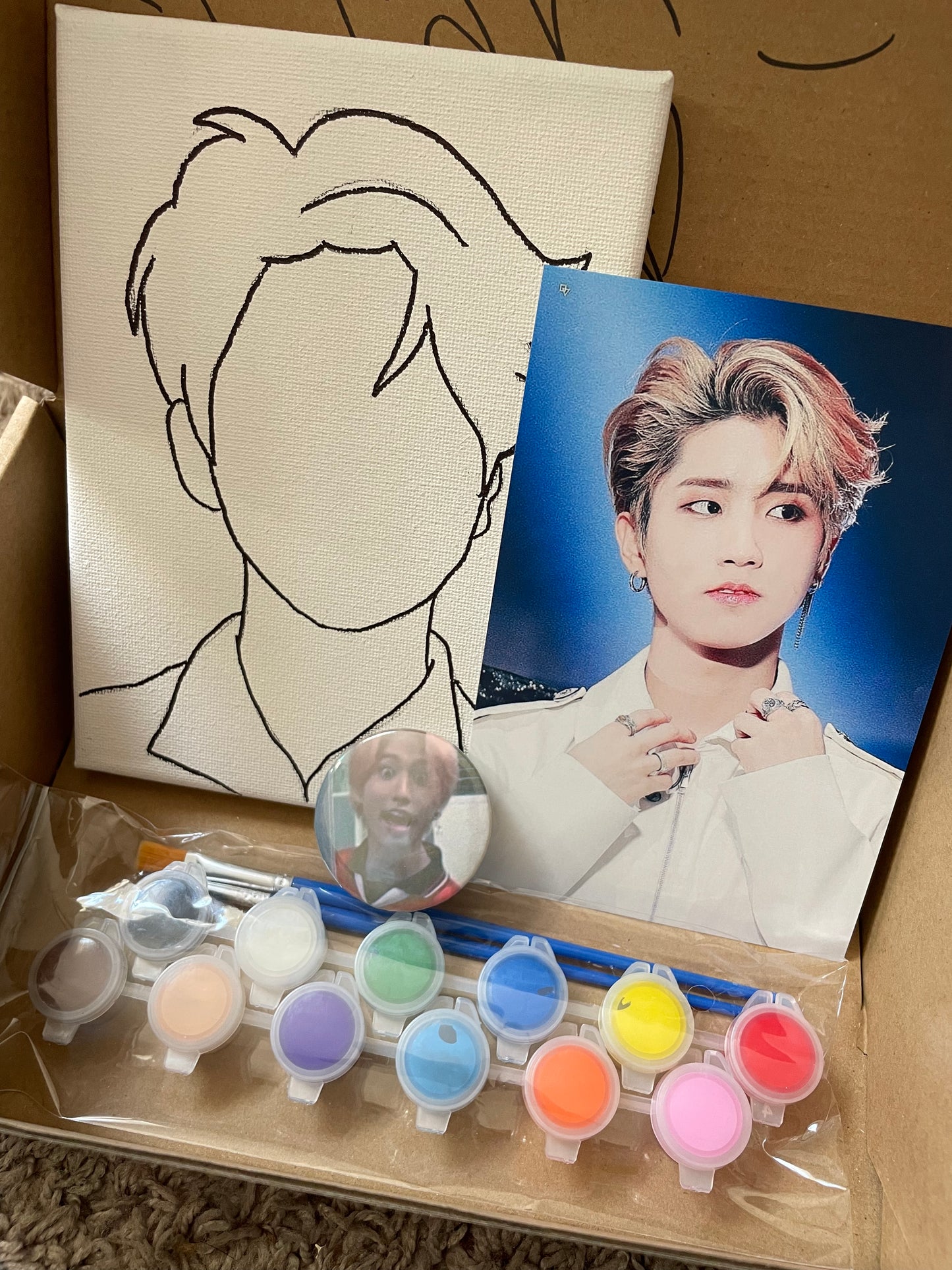 K-pop DIY Canvas Paint Kits