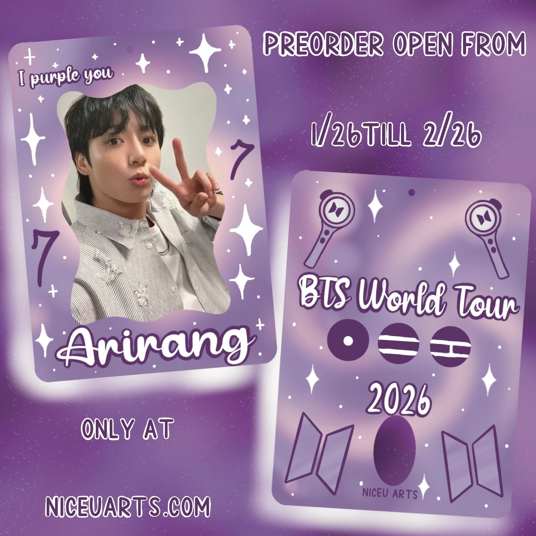 (Preorder) BTS world tour photocard holders