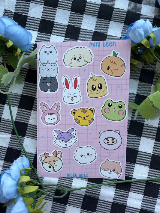 Miniteen Sticker Sheet