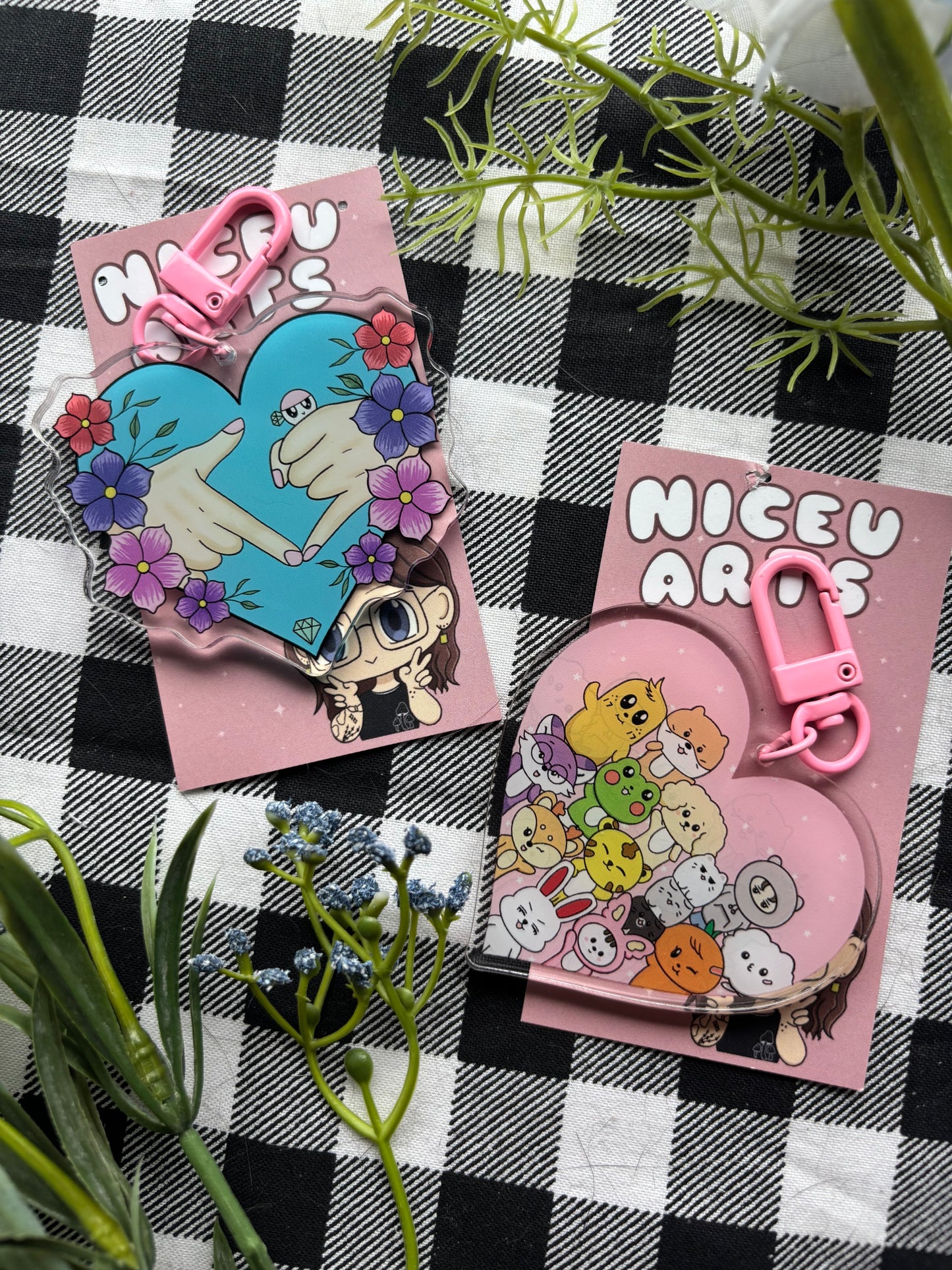 S V T acrylic Keychain
