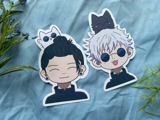 Cat boy duo stickers