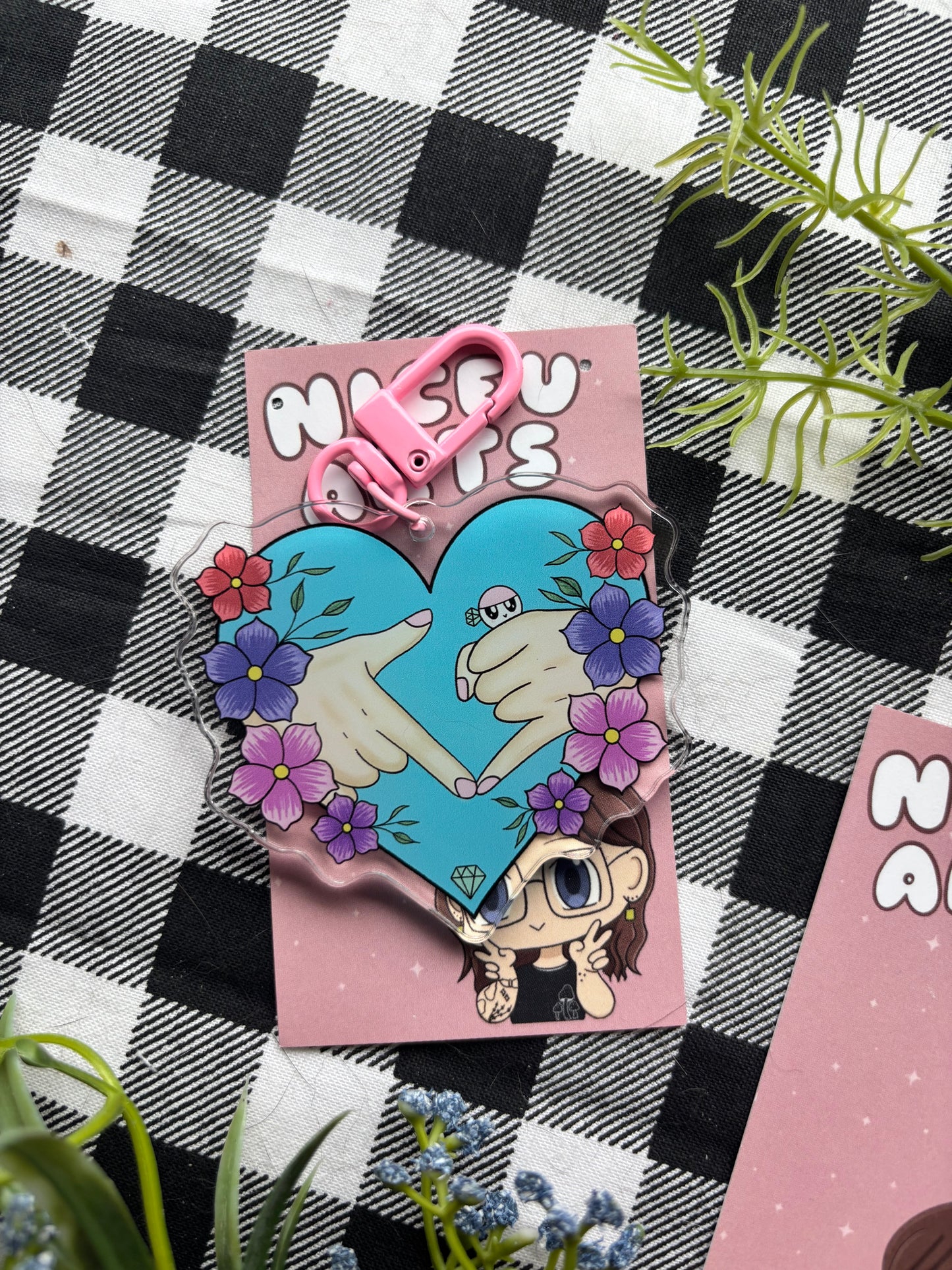 S V T acrylic Keychain