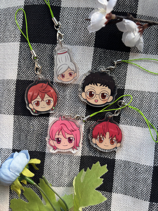 Dan Da Dan Phone Charms
