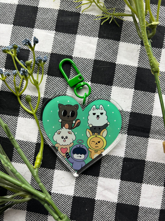 Moa Acrylic Keychain