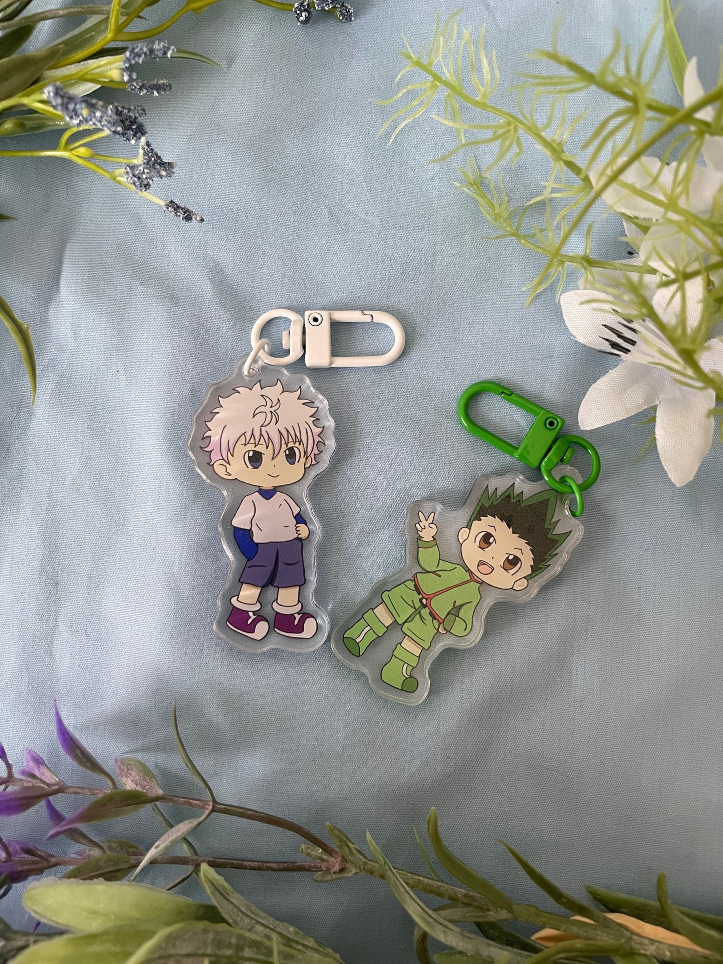 2 besties keychains