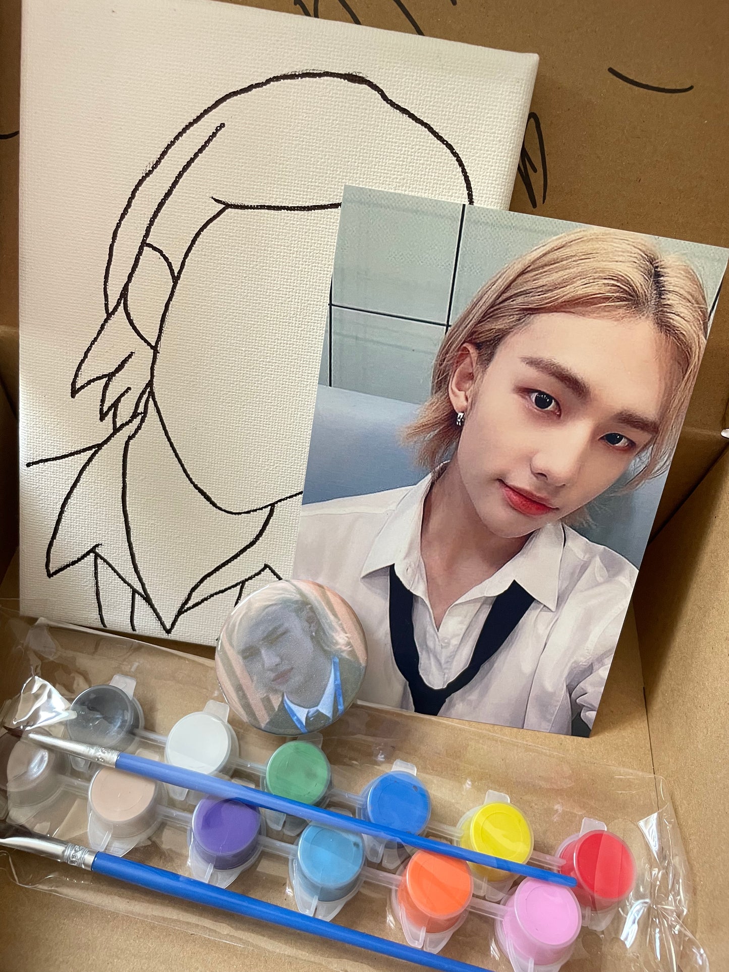 K-pop DIY Canvas Paint Kits