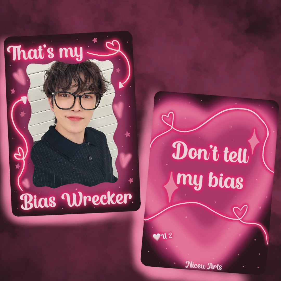 Bias Wrecker K pop Photocard Holder