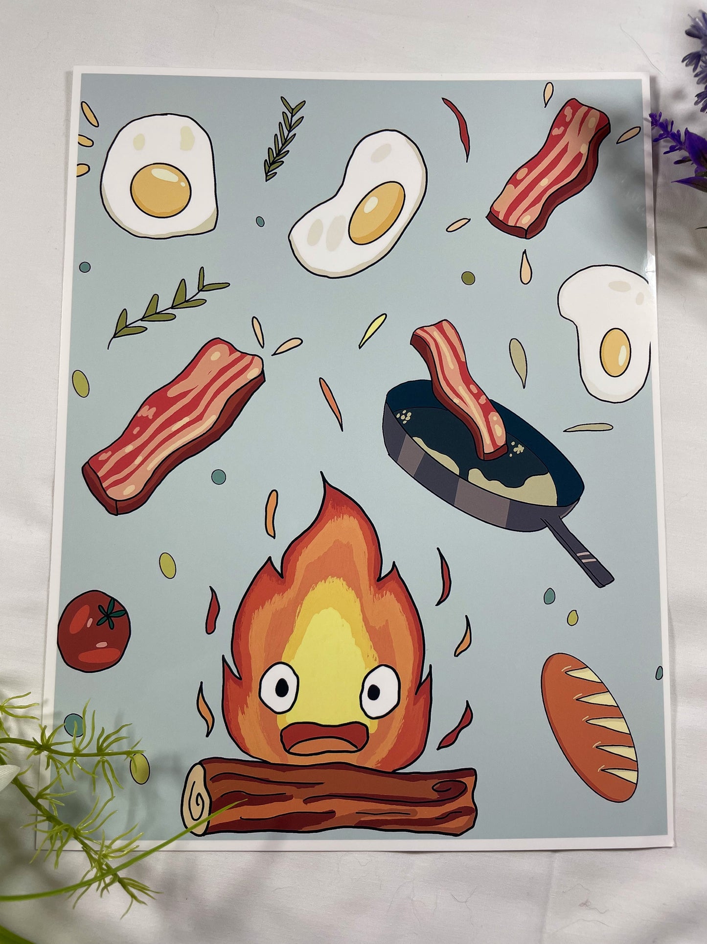Fire Demon Breakfast Print